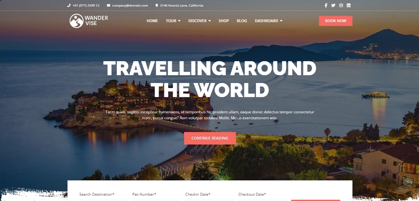 Wandervise Travel Platform