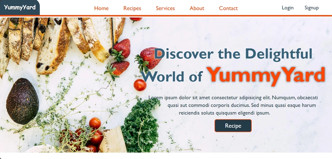 YummyYard Website